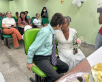 Casamento de paciente no HUT